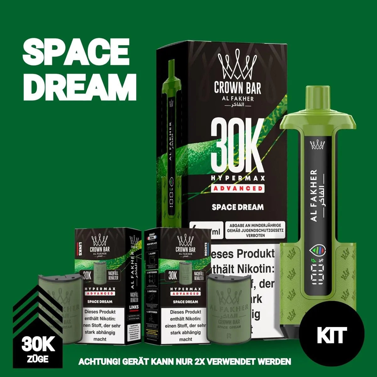 Al Fakher 20K Hypermax Space Dream