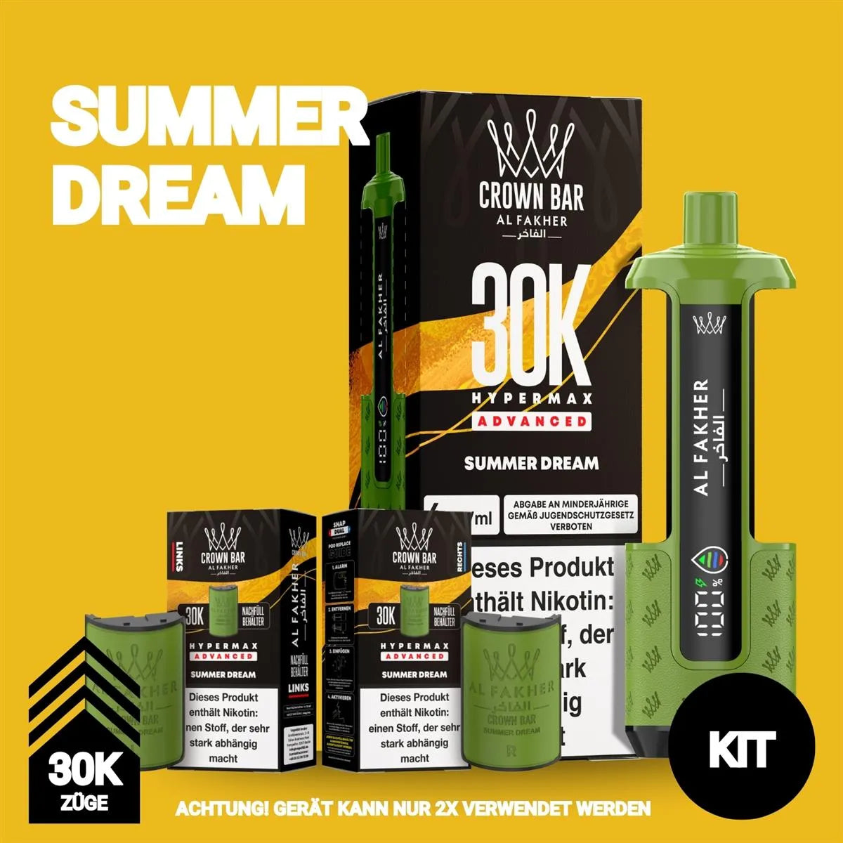Al Fakher 30K Hypermax Summer Dream