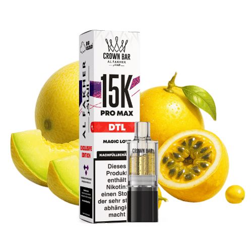 Al Fakher Crown Bar 15K Pro Max DTL Pod Magic Love 10ml