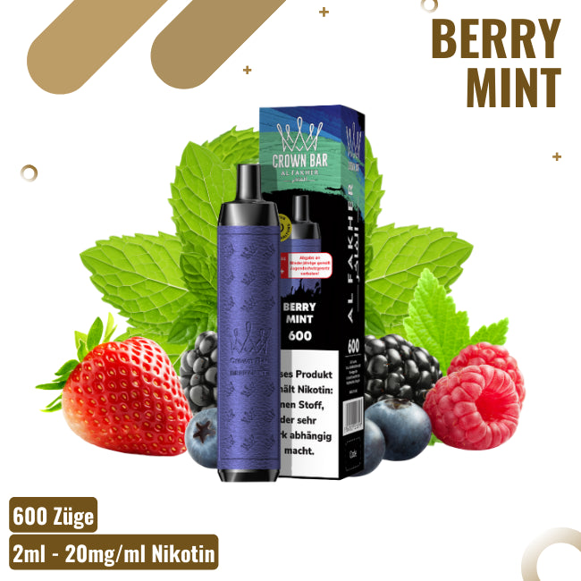 Al Fakher 600 Crown Bar Berry Mint