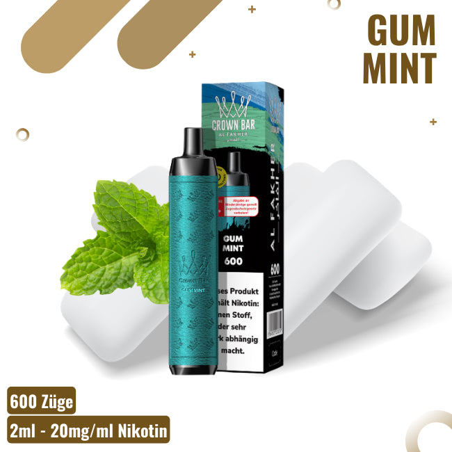 Al Fakher 600 Crown Bar Gum Mint