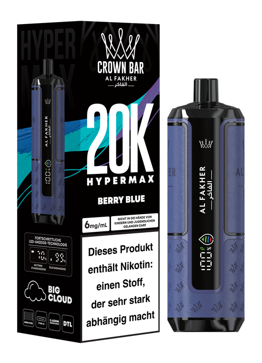 Al Fakher 20K Hypermax BERRY BLUE