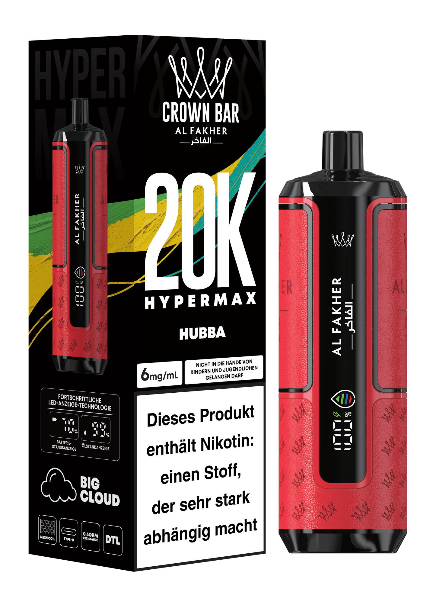 Al Fakher 20K Hypermax HUBBA