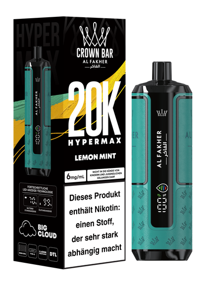 Al Fakher 20K Hypermax LEMON MINT