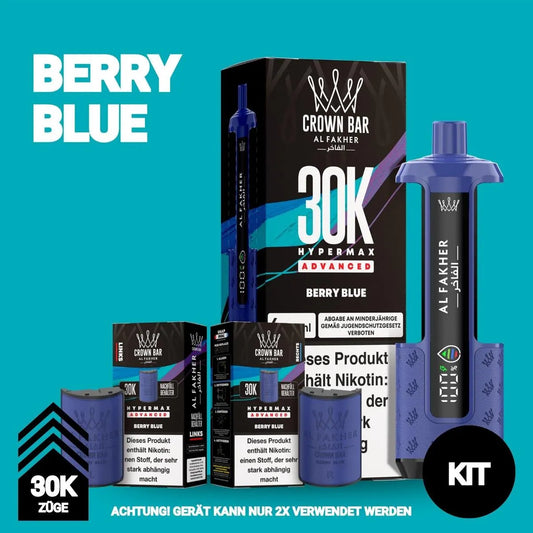 Al Fakher 30K Hypermax Berry Blue