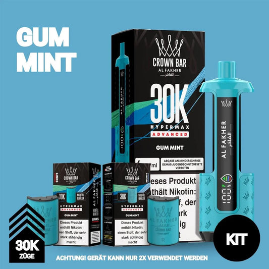 Al Fakher 30K Hypermax Gum Mint