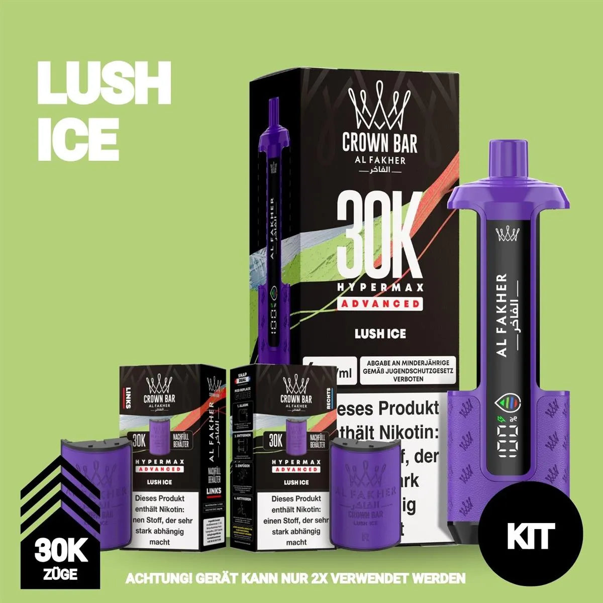 Al Fakher 30K Hypermax Lush Ice