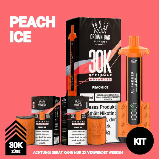Al Fakher 30K Hypermax Peach Ice