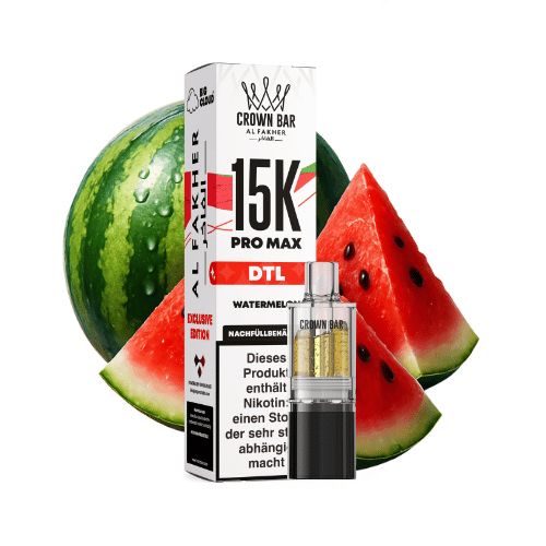 Al Fakher Crown Bar 15K Pro Max DTL Pod Watermelon 10ml