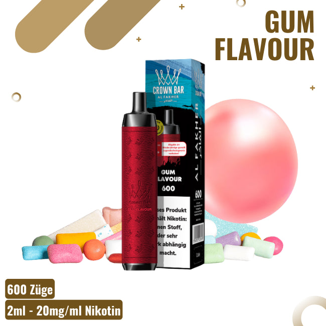 Al Fakher 600 Crown Bar Gum Flavour