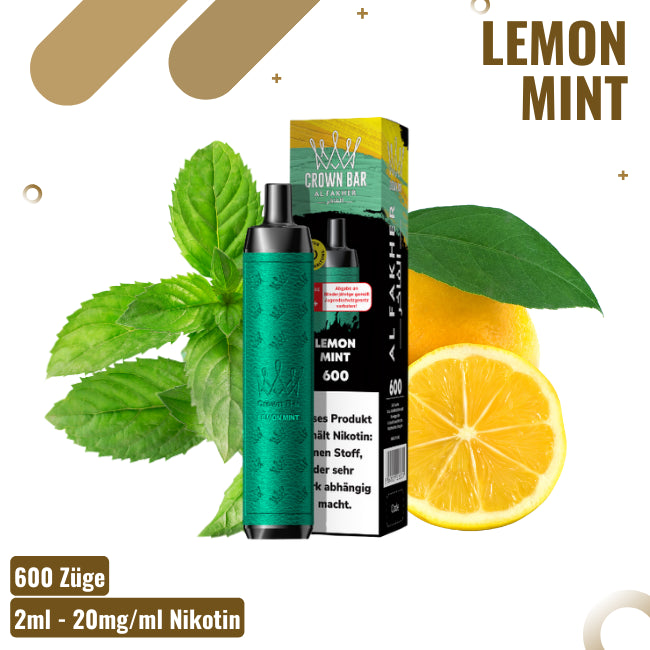 Al Fakher 600 Crown Bar Lemon Mint