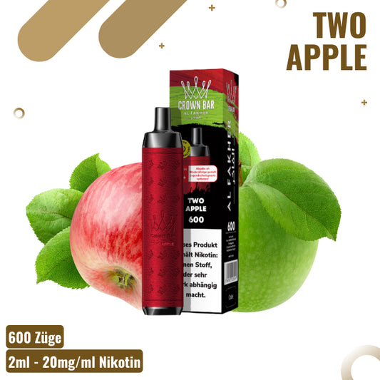 Al Fakher 600 Crown Bar Two Apple