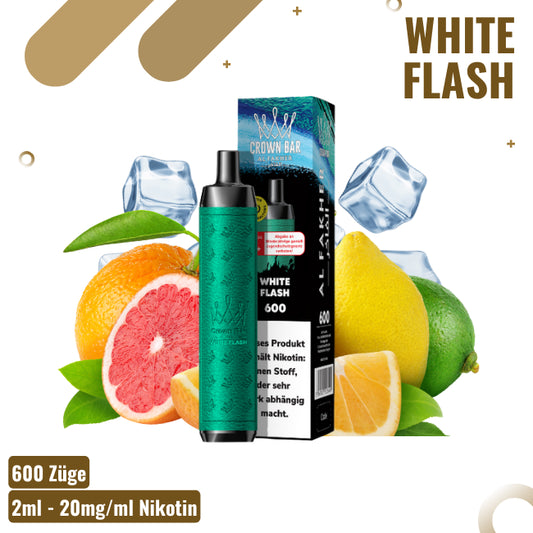 Al Fakher 600 Crown Bar White Flash